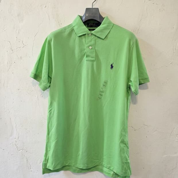 폴로 랄프로렌 남성 카라티 L 라임색 미사용