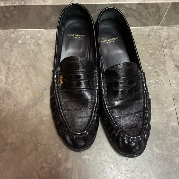 생로랑 le loafer 르 로퍼 eel leather 일 레더 43