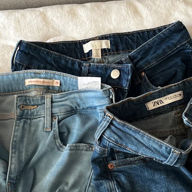 자라/ 흐엠므/ 리바이스 25,26 사이즈 부츠컷 몽땅 처분 