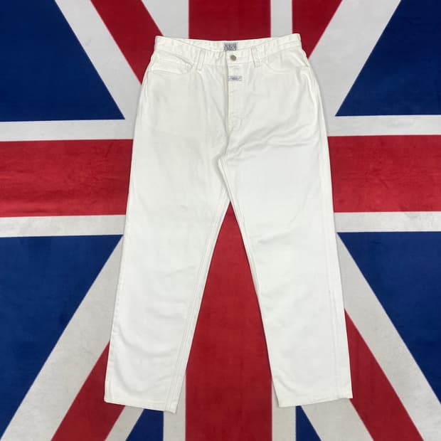 마리떼 화이트 데님팬츠 32