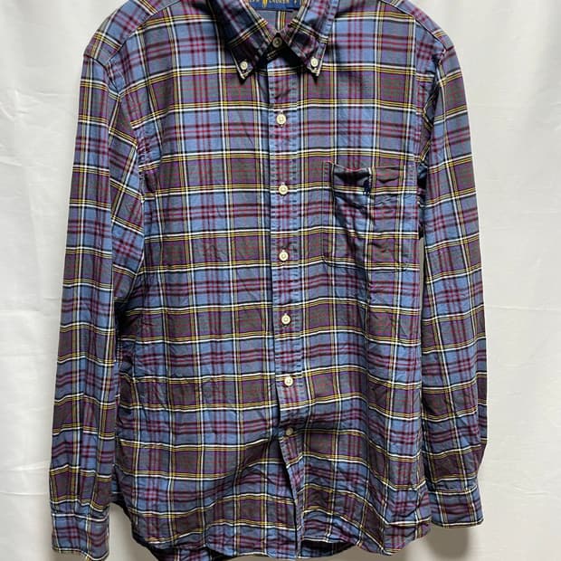 폴로 랄프로렌 체크 포켓 셔츠