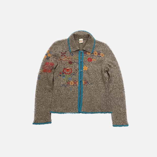 오일릴리 울 가디건