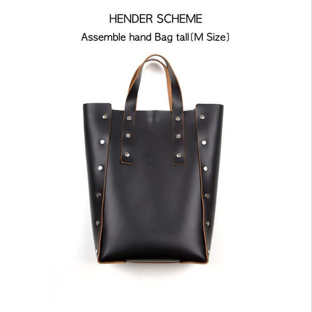 HENDER SCHEME 어셈블 핸드백 톨 M 블랙