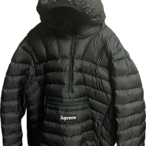 25FW supreme micro down half zip hoody