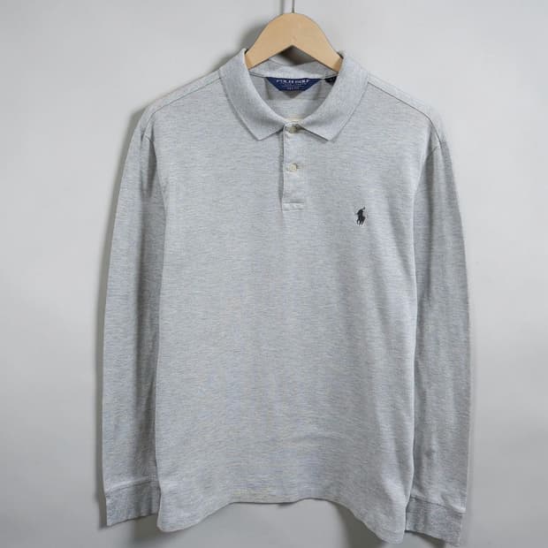 105 POLO 폴로 랄프로렌 그레이 긴팔 카라티 프로핏
