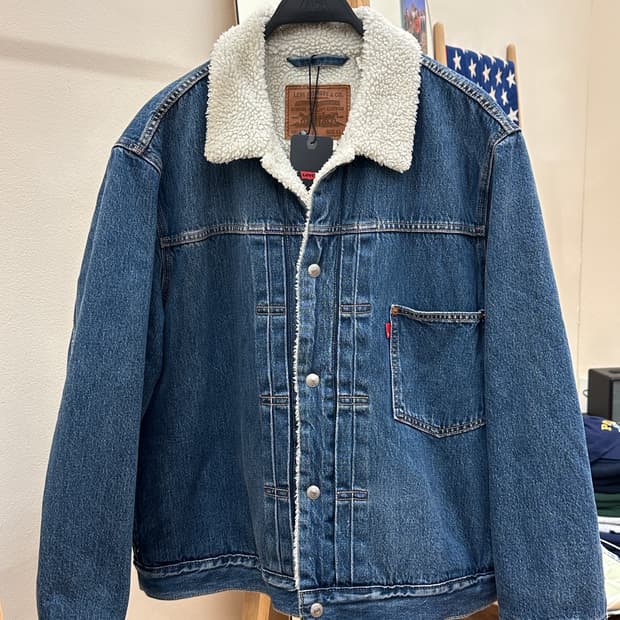 [새제품] 리바이스 TYPE2 2세대 쉐르파 데님 트러커 XL