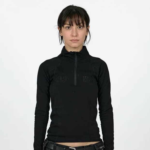 ~6.19)MPa SOFT-SHELL HALF ZIP WOMEN