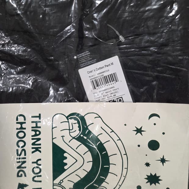 아크테릭스 크로닌코튼 팬츠 32s 검정색