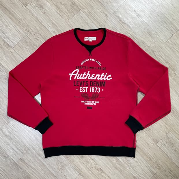 105) 리바이스 빅로고 V스티치 맨투맨(RRL&LVC&폴로)