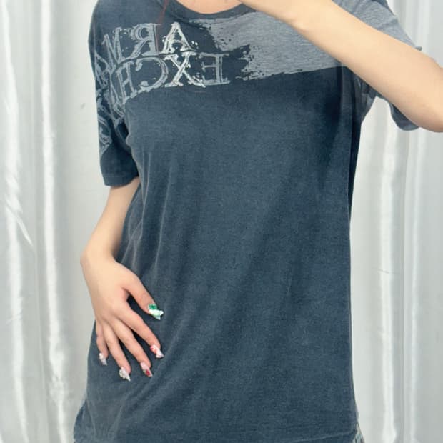 AIX lettering short-sleeved