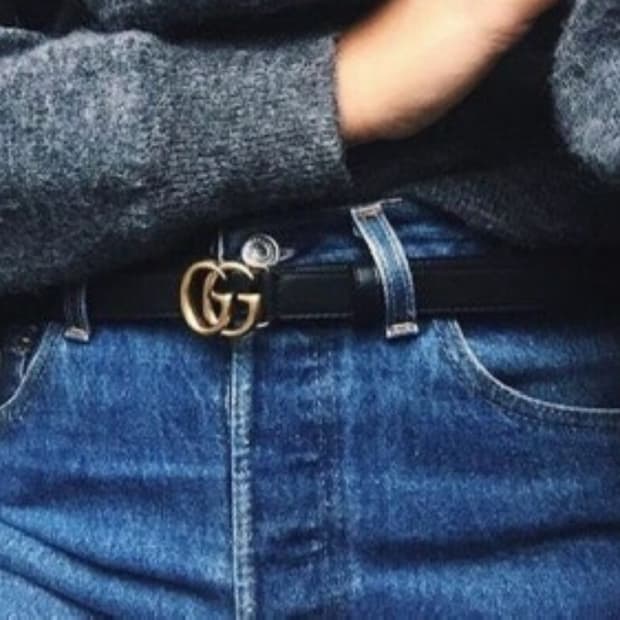 구찌 마몬트 벨트 2cm / 백화점제품