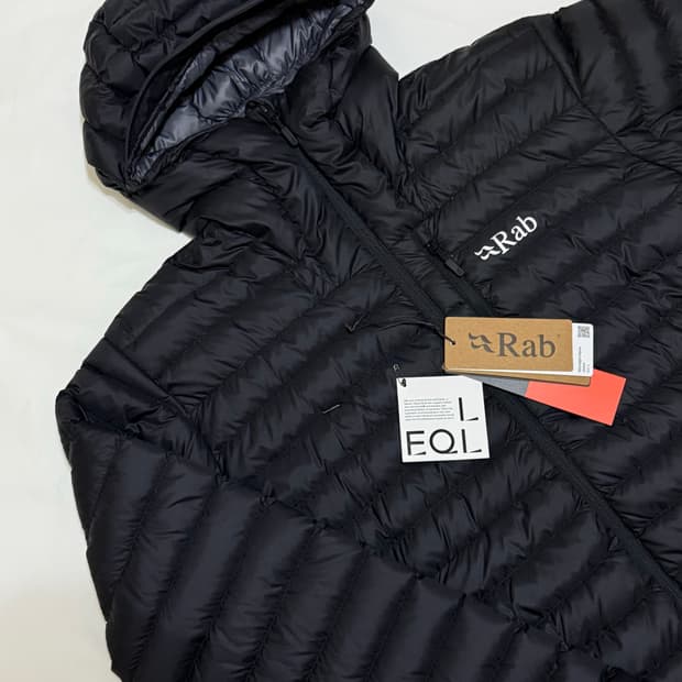 (2회착)Rab 랩 마이크로라이트 알파인 블랙 M