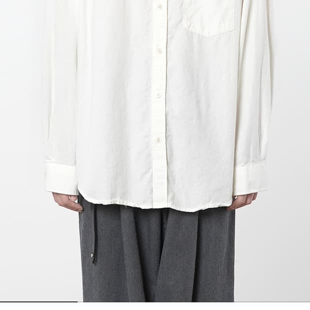 이얼즈어고 울코튼 포이카 클래식핏 셔츠 2사이즈