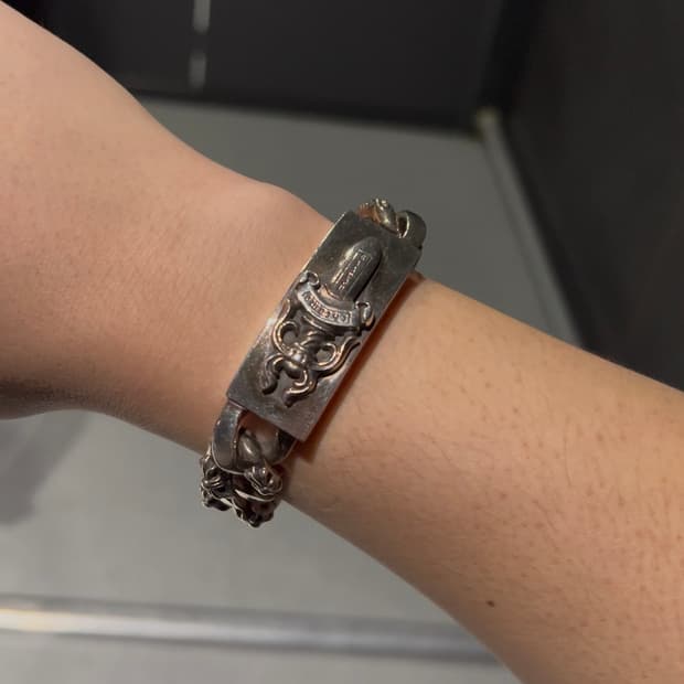 크롬하츠 대거 팬시 클립 팔찌