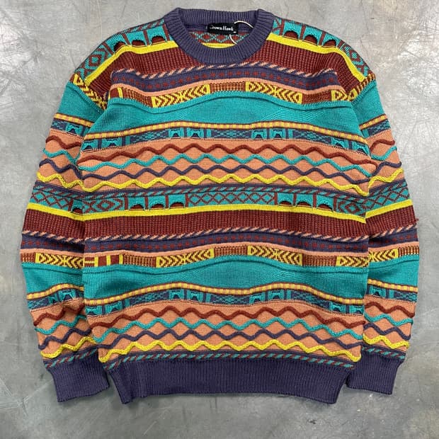 빈티지 케이블 니트