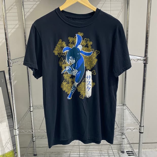 나루토 사스케 오피셜 애니메이션 티셔츠