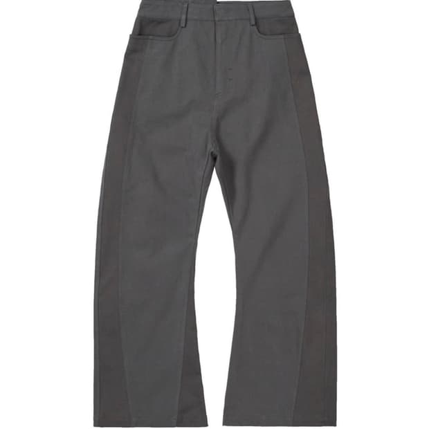 L 엑슬림 xlim ep9 03 트라우저 팬츠 차콜그레이