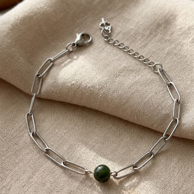 탄생석 변경 가능한 페리도트 팔찌