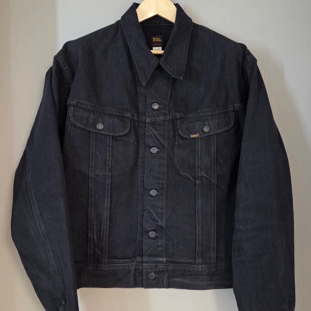 RRL 더블알엘 LOT 271 데님자켓 블랙 XXL
