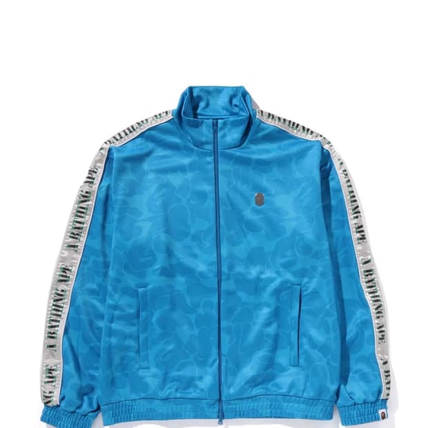 베이프 솔리드 카모 자카드 원 포인트 트랙탑