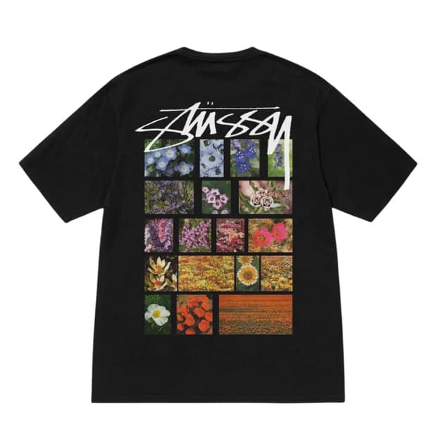 stussy flower T-shirt (M)