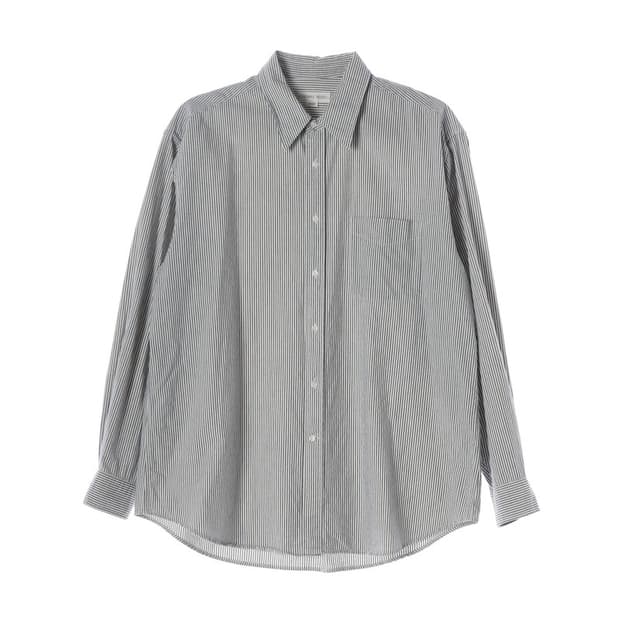 토마스모어 클래식 코튼 스트라이프 셔츠 M