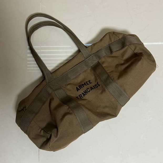 80s french military duffel bag