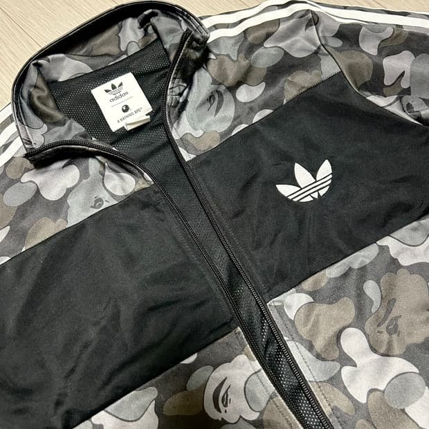 베이프 아디다스 콜라보 흑계 파이어버드 져지 