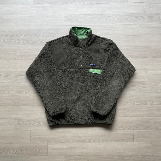 파타고니아 글리세이드 그린 딥파일 리버서블