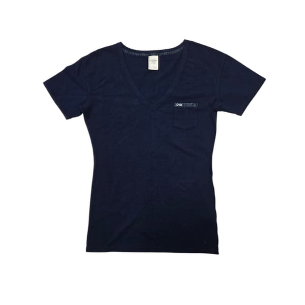 Abercrombie 아베크롬비 y2k 브이넥 딱붙 반팔 티셔츠