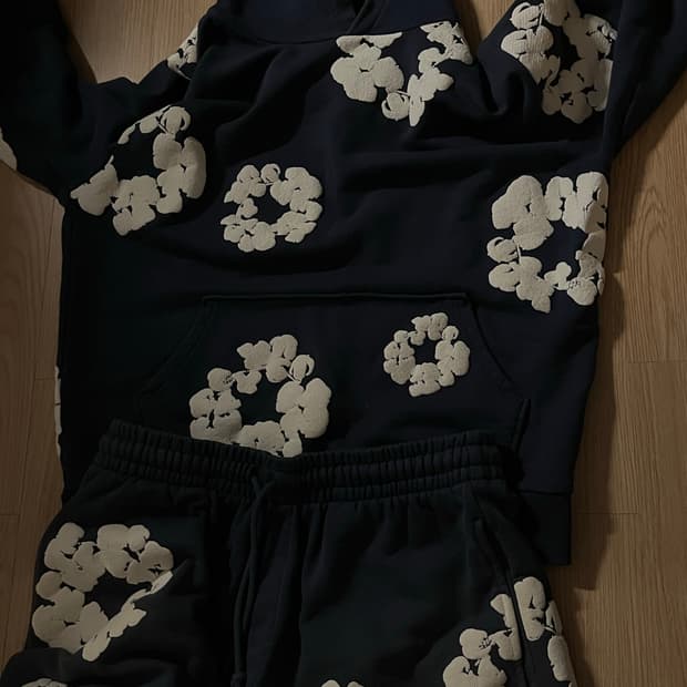 정품 데님티어스 셋업 급처 (후드티) (팬츠)