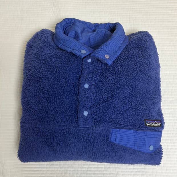 파타고니아 글리세이드 리버시블 신칠라 플리스 블루 m
