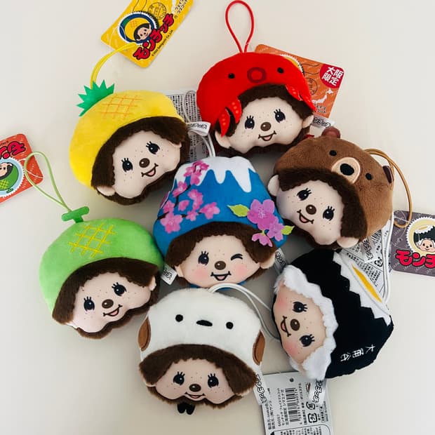 몬치치 키링 몬치치 페이스 키링 