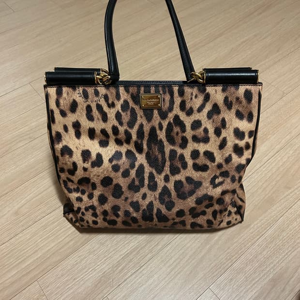 Dolce&gabbana leopard tote bag