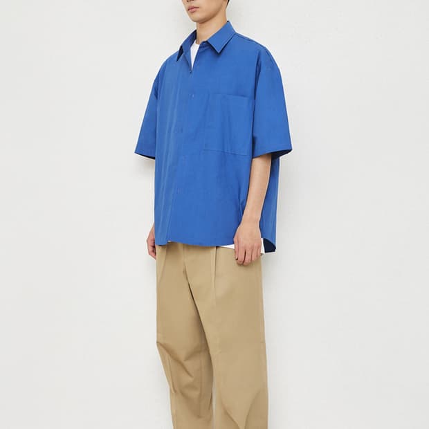 아르반 릴렉스드 블루라인 셔츠 울트라 마린 L