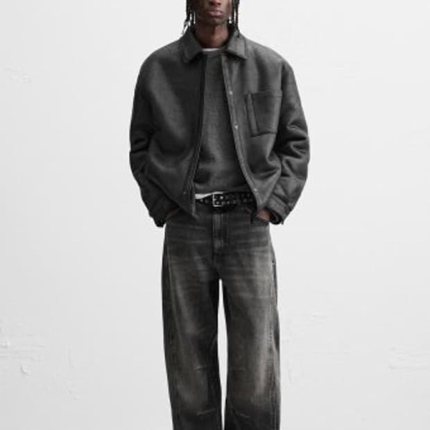 자라 가죽자켓 블랙 판매합니다