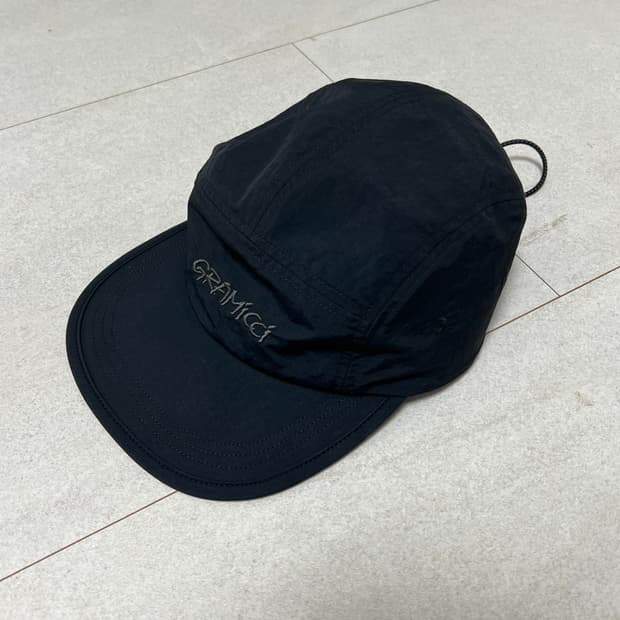 그라미치 나일론 캠프캡 블랙