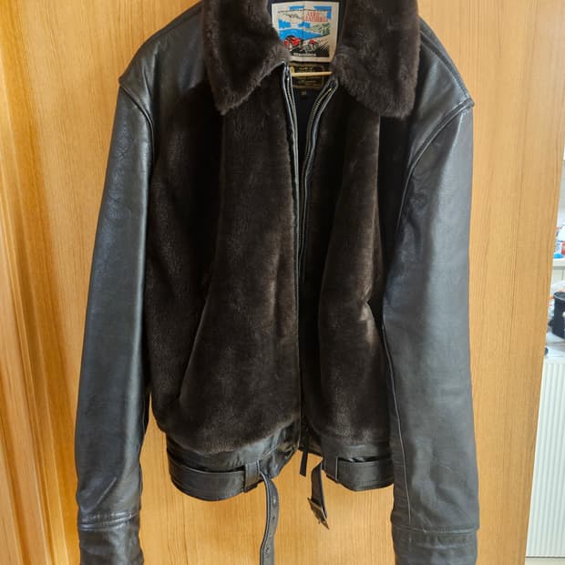 에어로레더 그리즐리 자켓