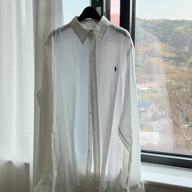 폴로 린넨 셔츠(화이트)