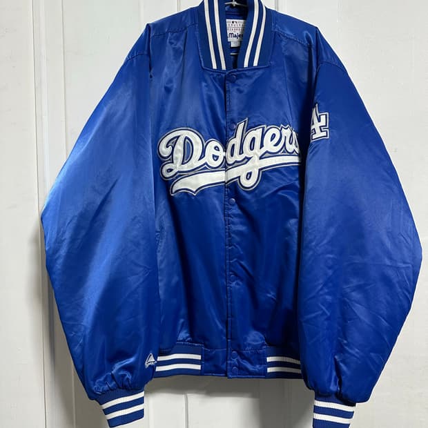 마제스틱 LA다저스 바시티자켓