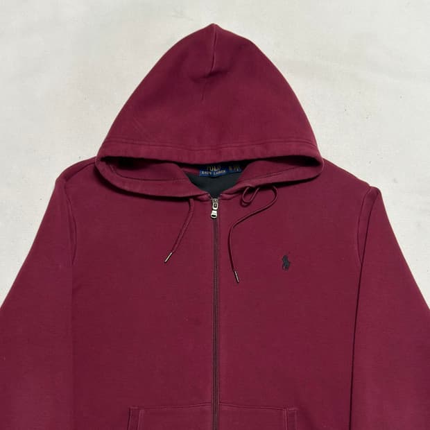 XL 폴로랄프로렌 와인 후드 집업