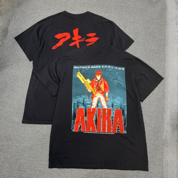 새상품) AKIRA 아키라 포스터 프린팅티셔츠 (L/XL)