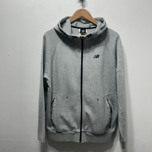 뉴발란스 그레이 공용 후드집업 XL 