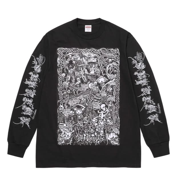 슈프림 26ss 롱슬리브