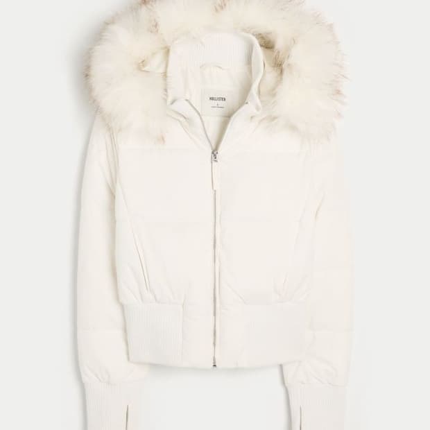 홀리스터 퍼 패딩