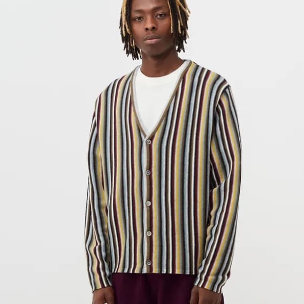 Stussy 스트라이프 가디건