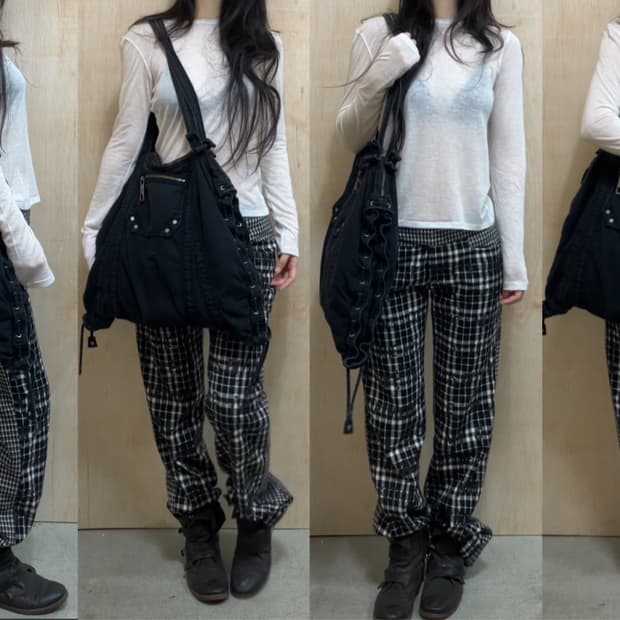 [직수입] 빈티지 RARE diesel 오버사이즈 숄더 백 블랙