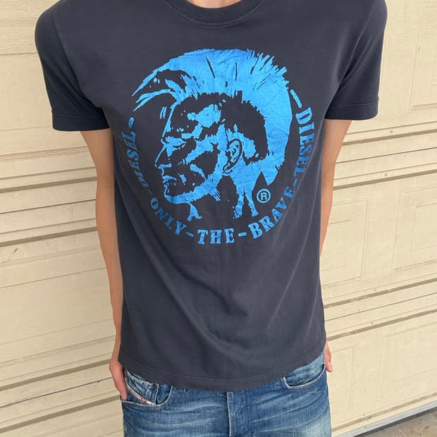 00s diesel mohican t-shirt