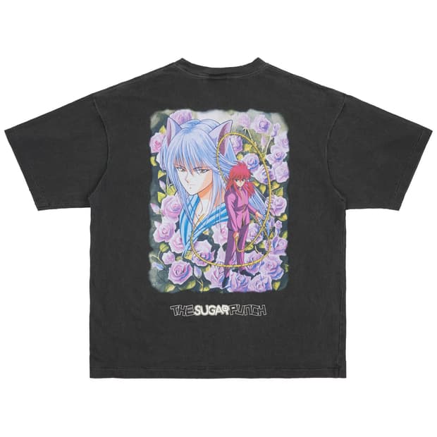 새상품 슈가펀치 유유백서 쿠라마 블랙 숏슬리브 M/L