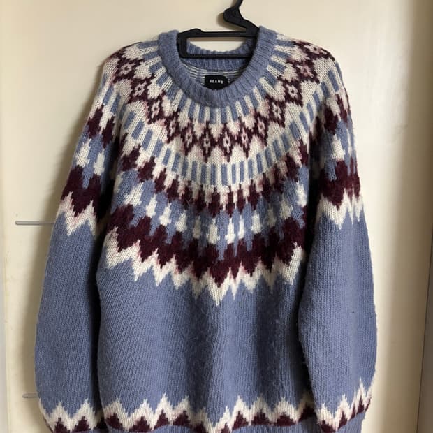 Beams 빔즈 노르딕 스웨터 M